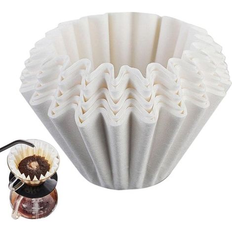 Kaffeefilter Aus Papier - 100er-packung - Kompatibel Mit Kaffeemaschinen.