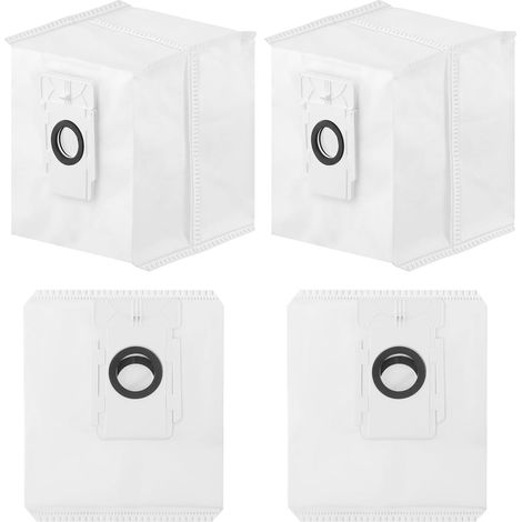 Kompatibel Mit Den Saugrobotern 360 S8 Und S8 Plus – Vlies-staubbeutel (4er-pack) – Weiß