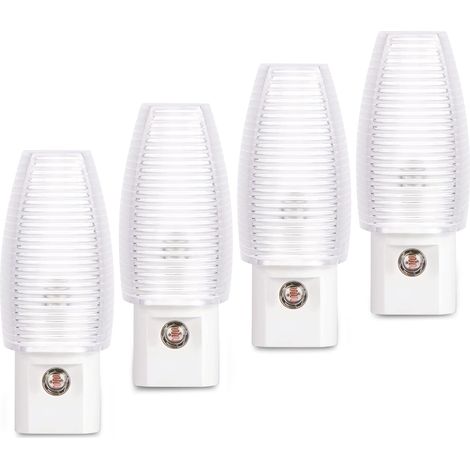 Led-nachtlichter Zum Einstecken – Warmweiß, Dämmerungssensor – Für Schlafzimmer, Badezimmer, Flur Und Treppenhaus