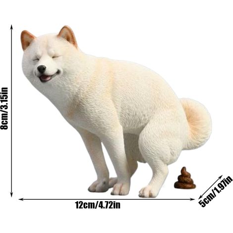 Lustige Autodekorationen, Shiba-inu-figuren, Mittelkonsolendekorationen, Innenraumaccessoires