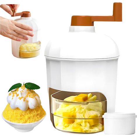 Manuelle Eismaschine, Eiswürfelmaschine Mit Eisform, Granita-maschine, Bpa-frei, Ideal Für Die Zubereitung Von Cocktails, Smoothies Und Eiscreme.