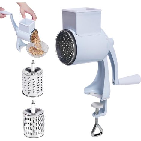 Manuelle Nussmühle – Handbetriebene Käsereibe – Multifunktionale Nussmühle – Erdnussstampfer – Mühle Für Alle Nüsse, Walnüsse, Pekannüsse – Doppelt