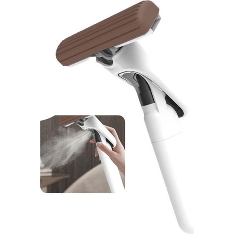 Mini-schwammmopp Mit Sprühdüse, Super Saugfähigem Pva-schwammkopf – Ideal Für Laminatböden, Küche Und Bad. Haushaltsreinigungshelfer (weiß).