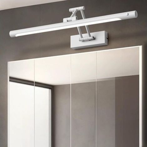 Minimalistische Led-wandleuchte – Ideal Für Badezimmer, Schminktisch Etc. – Weiß, 40 Cm, 7 W/warmweiß