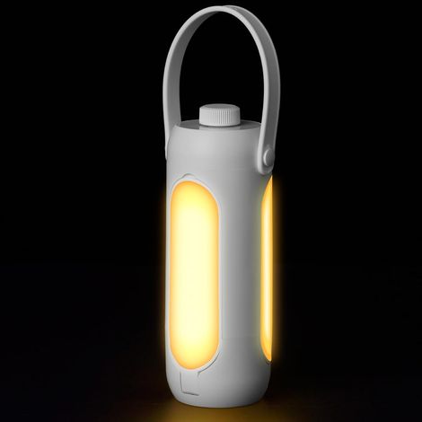 Multifunktionale 4-in-1-campinglaterne, Wiederaufladbare 10.000-mah-powerbank, Rote Sos-taschenlampe, Um 360° Ausziehbare Led-leuchte Zum Wandern, Angeln Und Für Notfallsituationen.