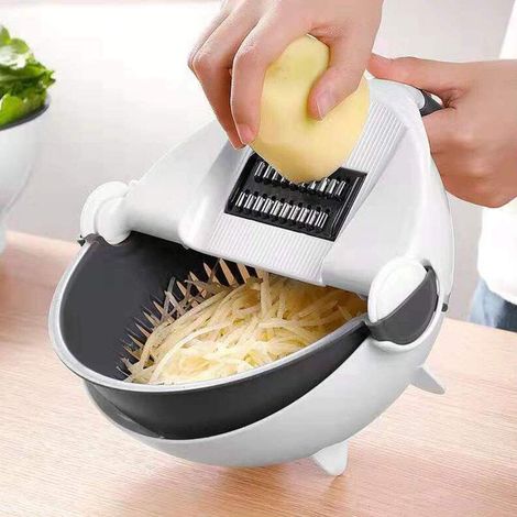 Multifunktionale Gemüsereibe [9 In 1], Gemüse-/obstschneider Und Reibe, Tragbare Ausführung.