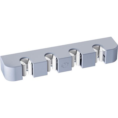 Multifunktionaler Wischmopphalter Mit Haken – Wandmontiertes Küchenregal – Aufbewahrung Und Organisation – Garagenhelfer – Badwischmopp – 1 Stück, Von Debuns