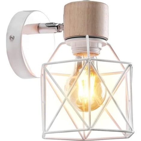 Nachttischlampe Fürs Schlafzimmer – Geeignet Für Wohnzimmer, Schlafzimmer, Wintergarten Usw. – 1 Stück, Weiß, Mit Leuchtmittel