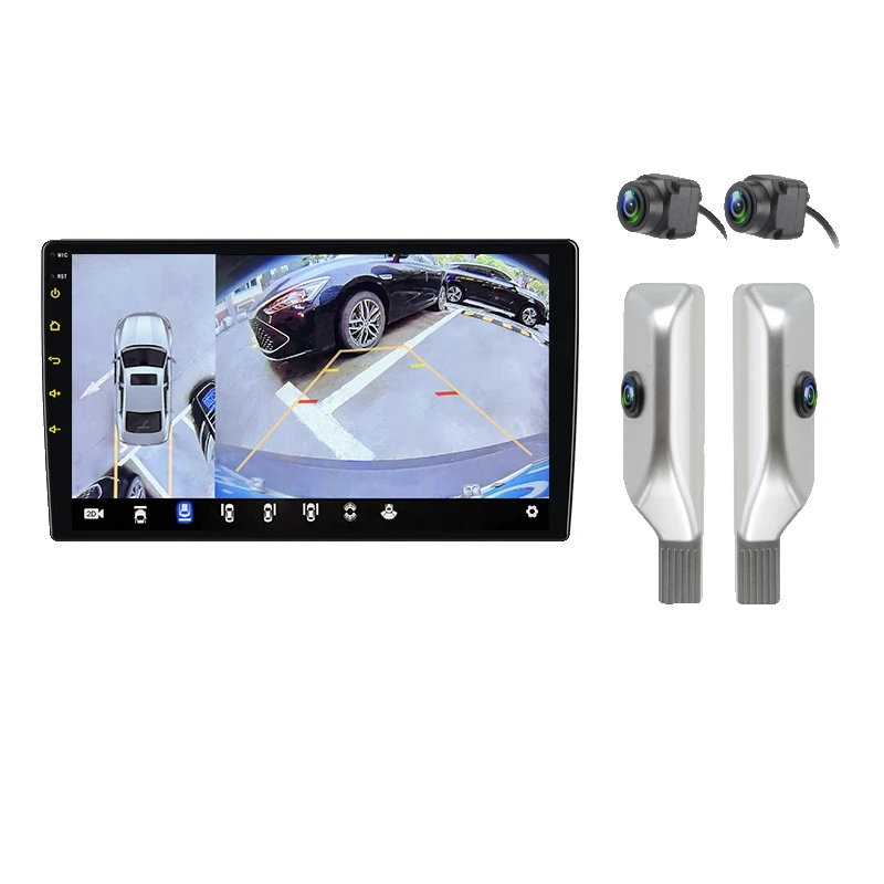 Autoradio, Hochauflösender Touchscreen, Multimedia-funktionalität, Kompatibel Mit Suzuki Swift 2006-2010, Kabellos Für, V9plus(6gb+128gb)360cam Weiß