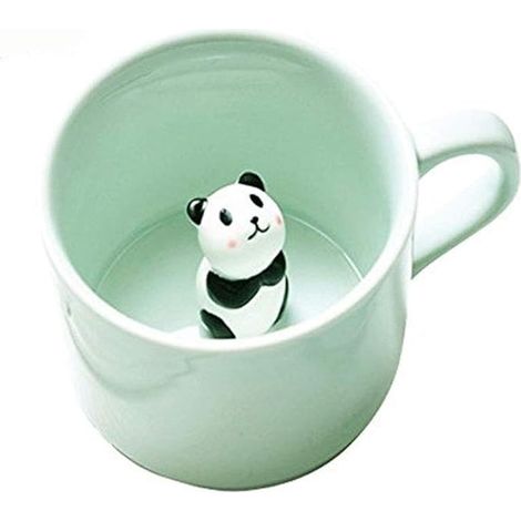 Niedlicher Kaffeebecher, Kawaii-keramikbecher Für Milchtee, 3d-tierbecher Für Den Morgen, Ideal Als Hochzeits- Und Geburtstagsgeschenk (panda).