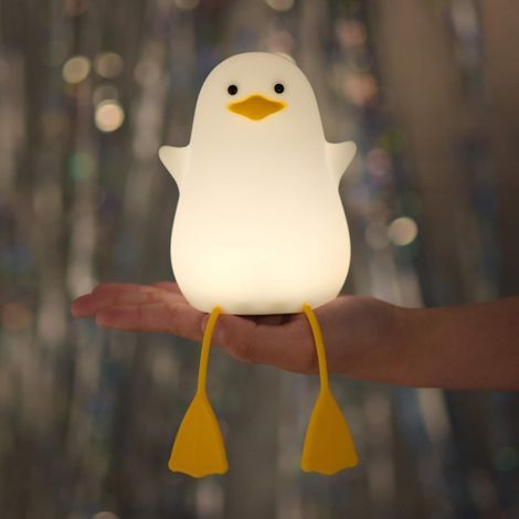 Niedliches Enten-nachtlicht – Geschenkidee Für Frauen, Teenager Und Babys – Kawaii-nachtlicht Fürs Kinderzimmer – Silikon-nachtlicht Für Weihnachten
