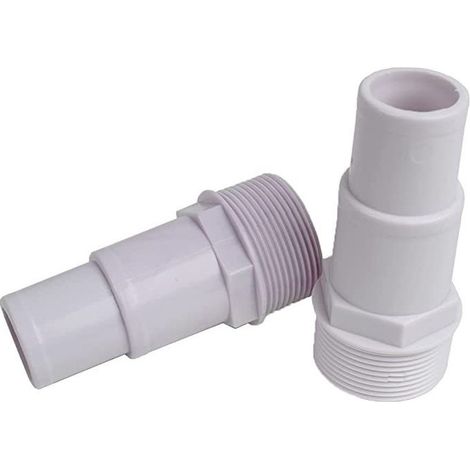 Packung Mit 2 Pvc-schlauchadaptern (3,8 Cm) 417-6060 Für Poolfilterpumpen Zum Austausch Von Oberirdischen Poolpumpen, Filtern Und Skimmern