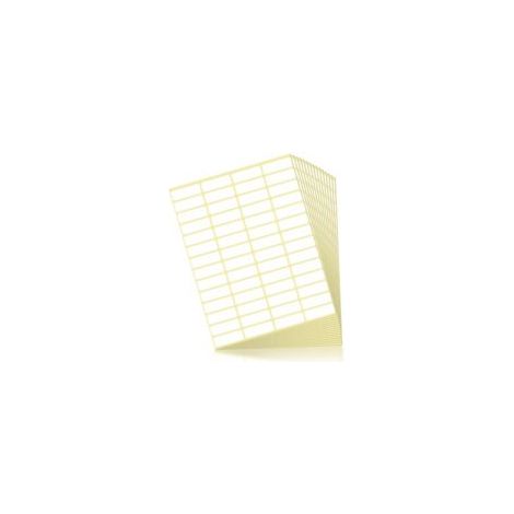 Packung Mit 840 Selbstklebenden Weißen Etiketten Für Universelle Beschriftung, 38 X 13 Mm, Rechteckige Adressaufkleber Für Aktenordner, Glasboxen, Schule, Büro, Küche Usw.