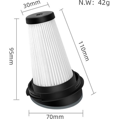 Passend Für 2 Waschbare Ersatzfilter Für Den Rowenta Rh72 X-pert Easy 160 Staubsauger – Artikelnummer Zr005202 – Staubsaugerzubehör