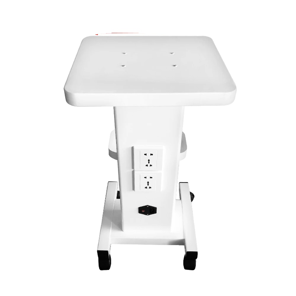 Schönheitssalon-wagen, 2-stufiges Design, Hohe Tragfähigkeit, Weiss