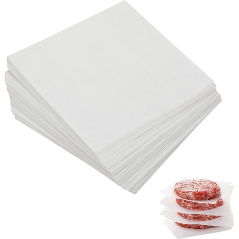 Quadratisches Backpapier (10 X 10 Cm, 300 Stück) – Kleine Trennblätter, Ideal Für Hamburger / Antihaft-backbleche, Geeignet Für Vorgeschnittene Und Quadratische Lebensmittel