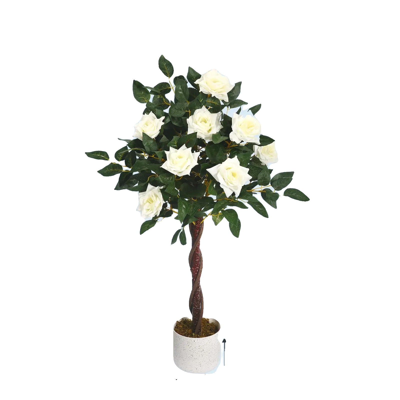 Künstlicher Baum, Lebensgroße Kamelienblüten, Uv-beständiges Design, 90cm