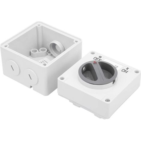 Rosvola 20a Ip66 250v 2-positionen Wasserdichter Drehschalter Staubdichter Ein/aus-schalter