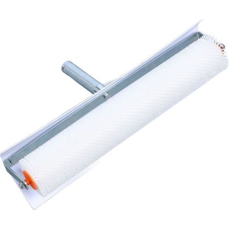 Rosvola Streichwalze Mit Großen Spikes, 500 Mm, Und Spritzschutz, Weiß