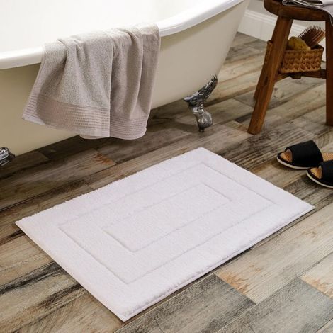Rutschfeste Badematte – Geeignet Für Badezimmer, Küchen, Schlafzimmer Usw. – 1 Stück, 40 × 60 Cm, Weiß
