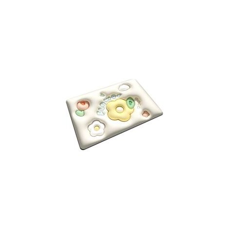 Rutschfeste Diatomit-badematte – 3d-blumeneffekt – 40 × 60 Cm – Modell Lth-005