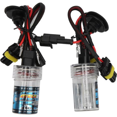 Scheinwerferlampen, Hid-xenon-scheinwerferlampen, 2 Stück H11-scheinwerferlampen 35 W 6000 K 3250 Lm, Hohe Leuchtkraft, Weißes Licht, Autoscheinwerferlampen