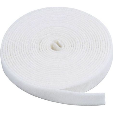 Selbstklebendes Klettband – Für Moskitonetze, Türvorhänge U. V. M. – Inklusive Klettverschlüssen, 4 Cm X 3 M, Weiß