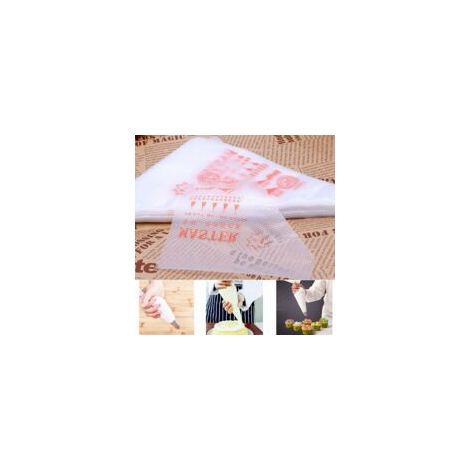 Set Mit 200 Einweg-spritzbeuteln, Spritzbeutel In Einheitsgröße, Mit Spritzbeutel-endkappen Zum Dekorieren Und Backen Von Cupcakes Und Kuchen