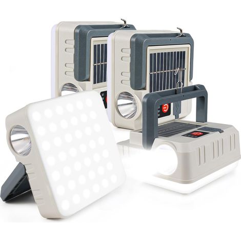 Set Mit 4 Tragbaren Solarlaternen – Notlaternen Für Den Fall Eines Stromausfalls – Led-campinglampen Mit 5 Leuchtmodi – Ipx4 Wasserdichte Zeltleuchte Für Notbeleuchtung Im Falle