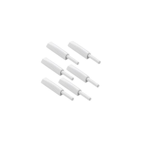 Set Mit 6 Türdämpfern Zum Öffnen Per Druckmechanismus – Magnetische Druckverschlüsse Für Schranktüren Und Schubladen