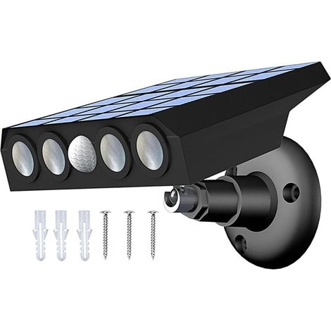 Simulierte Solarsensor-straßenleuchte – Für Höfe, Außenwände Usw. – 1 Stück, Weißes Licht