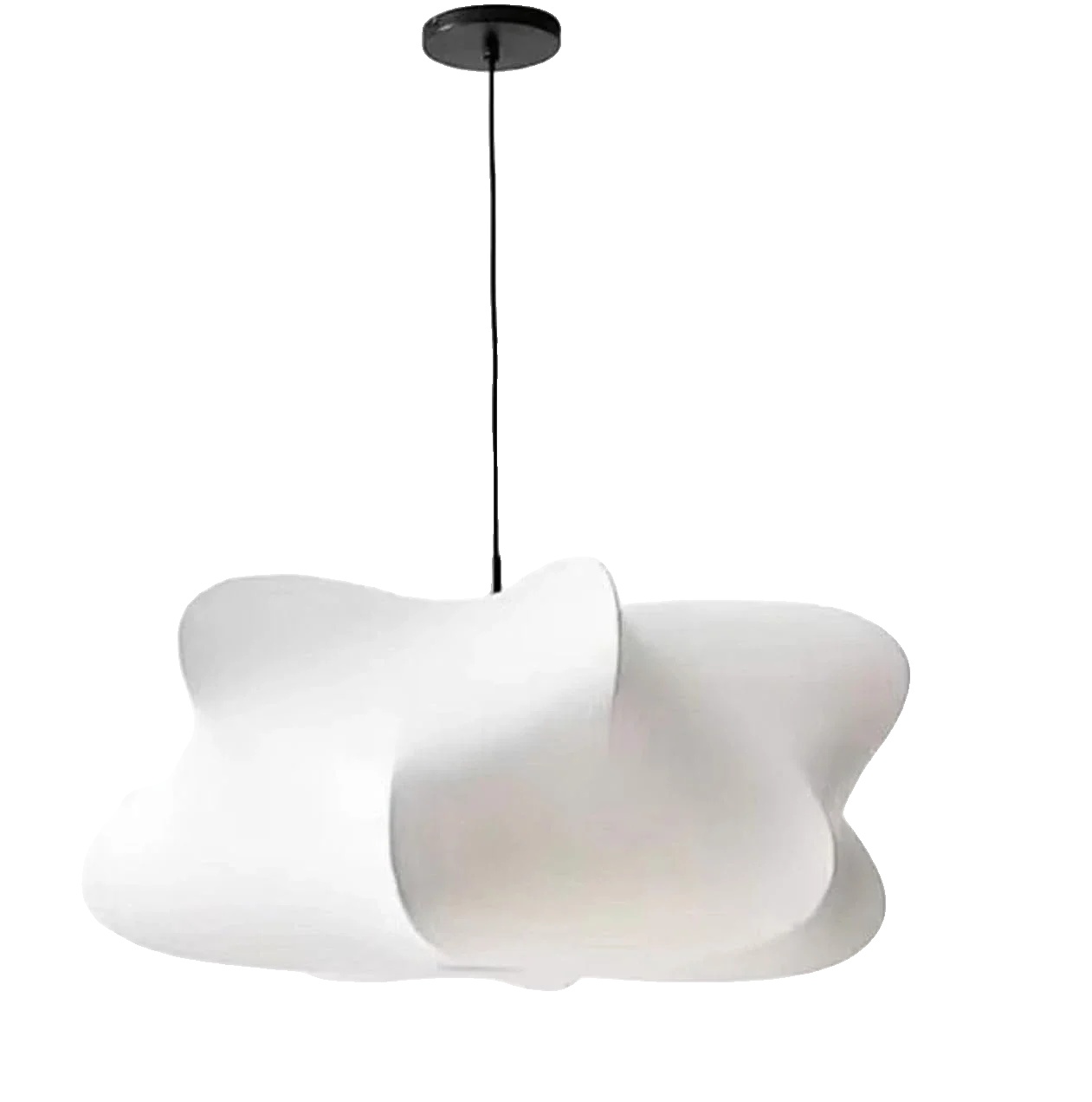 Pendelleuchte, Nordischer Stil, Höhenverstellbar, B-d50-h23cm, Ohne E27 Glühbirne-f