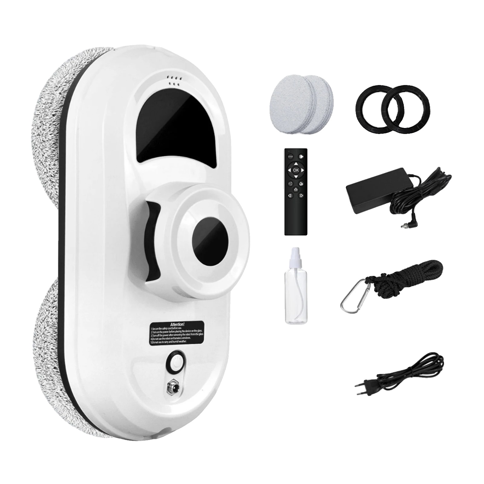 Roboter-fensterreiniger, Ultraschall-spray, Starke Saugkraft, 5600pa, Eu-a, Ja-a