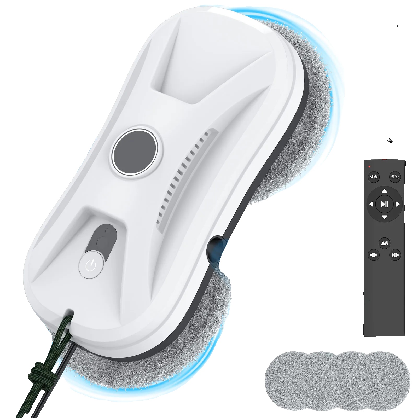 Roboter-fensterreiniger, Ultraschall-spray, Starke Saugkraft, 2700pa, Eu-b, Ja-b