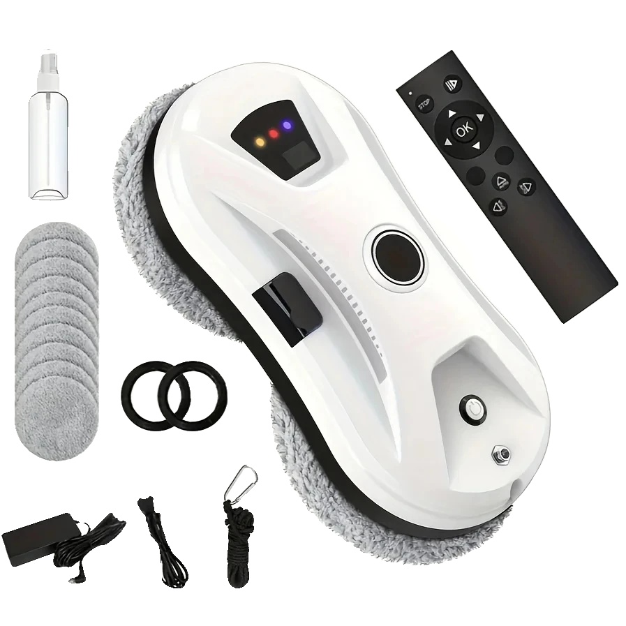 Roboter-fensterreiniger, Ultraschall-spray, Starke Saugkraft, 5600pa, Eu-d, Ja-d