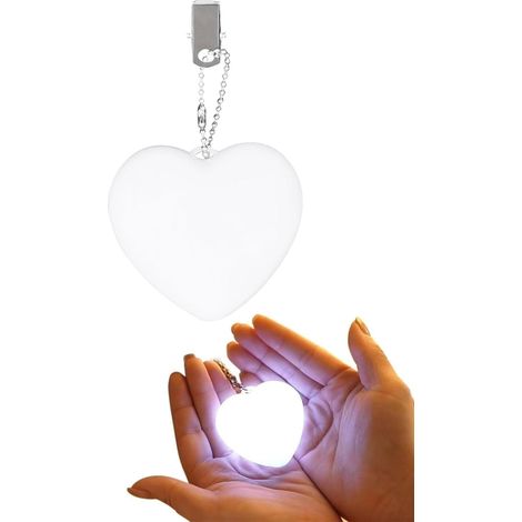 Taschenleuchte – Handtaschenleuchte Mit Sensor – Herzförmige Taschenleuchte – Hängende Nachttischlampe Für Frauen – Damen – Mädchen – Liebe