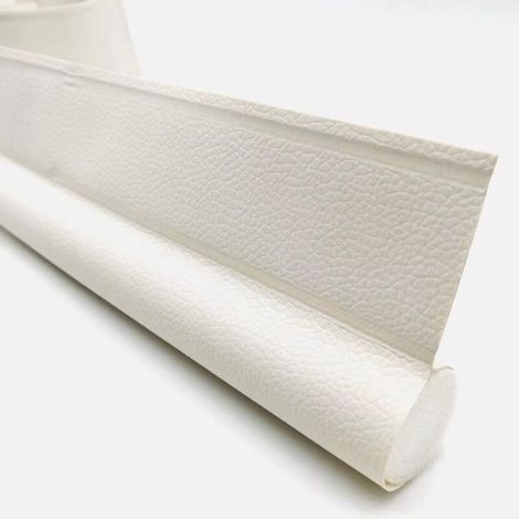 Türzugshaube Unten - Einseitig Verstellbar - 33 Cm - Zur Kühlung Und Geräuschreduzierung (weiß)