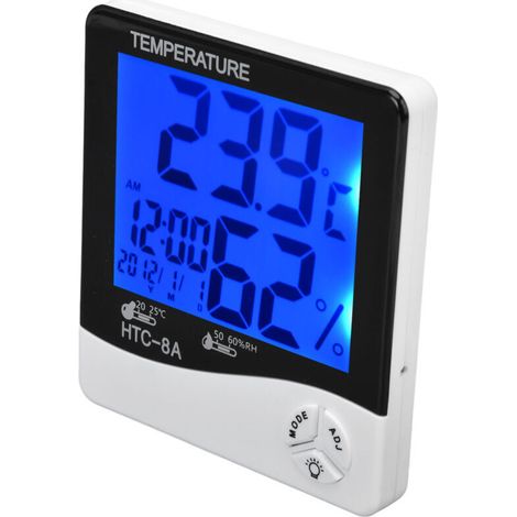 Umgebungstemperaturüberwachung, Hintergrundbeleuchtetes Display, Weckerfunktion, 24-stunden-automatikaufzeichnung, Feuchtigkeitssensor, Von Debuns