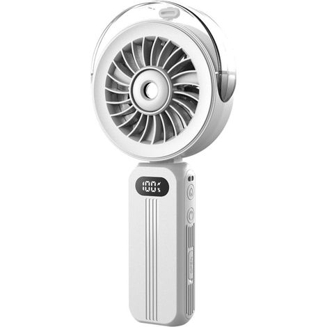 Ventilator – Mini-ventilator – Taschenventilator – Tragbarer Taschenventilator Mit Sprühfunktion – Wiederaufladbarer 4000-mah-akku – Leistungsstarker Ventilator Mit 4 Einstellbaren Geschwindigkeiten –