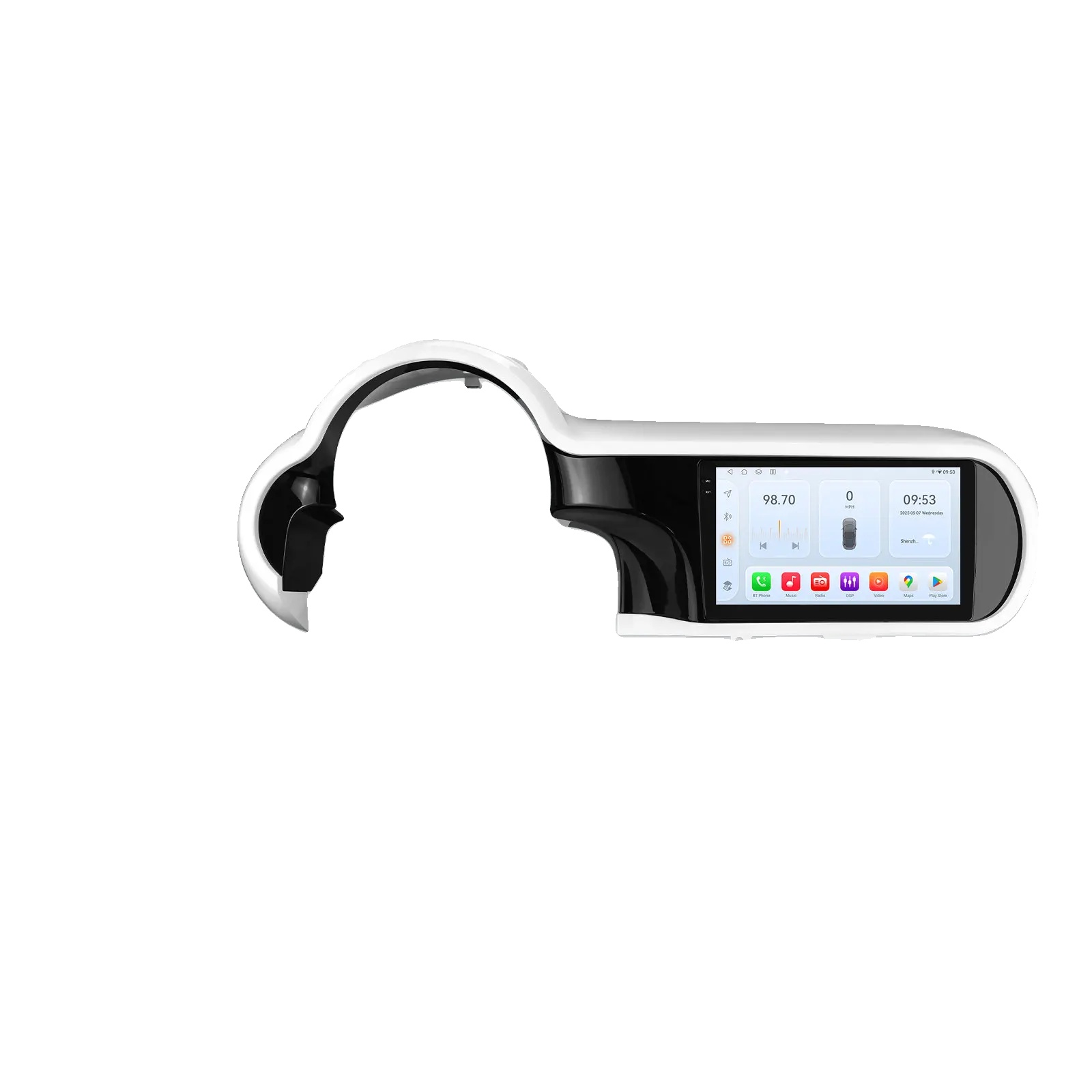 Autoradio, Integrierte Funktionen, Smartphone-kompatibilität, Kompatibel Mit Renault Twingo 3 2014 - 2024, Qs4(4g 32g 8kern)