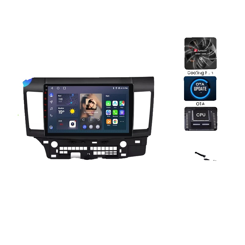 Autoradio, Touchscreen-schnittstelle, Navigationssystem, Kompatibel Mit Mitsubishi Lancer 2007-2013, V1 Plus (6gb-128gb) - B