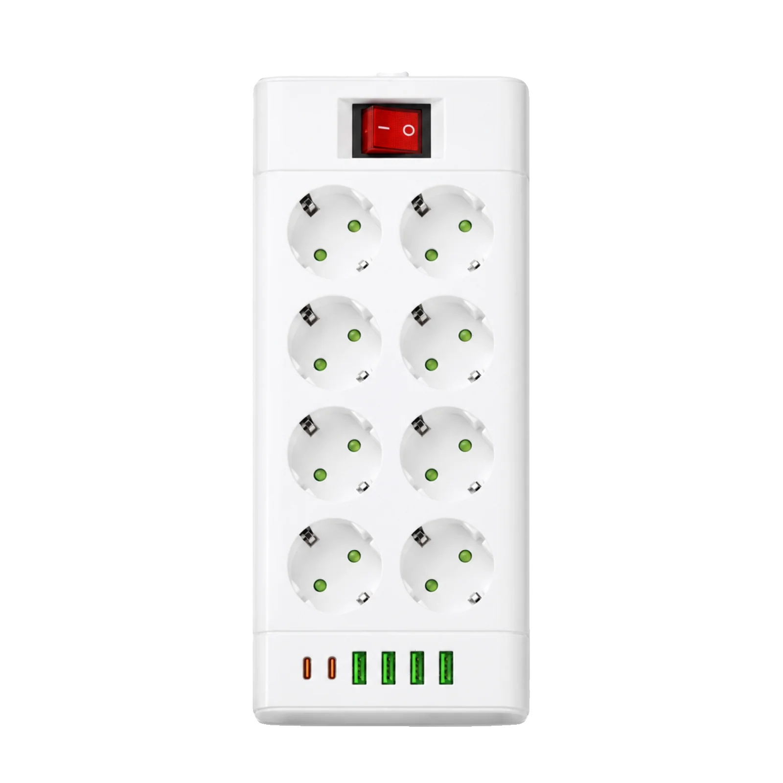 Steckdosenleiste, 8 Steckdosen, Usb-anschlüsse, 8 Steckdosen