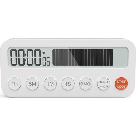 Visueller Timer Für Kinder Und Erwachsene – Digitaler Küchentimer Mit Countdown Und Fortschrittsanzeige, Magnetischer Timer Zum Kochen, Für Schule, Lernen Und Fitnessstudio