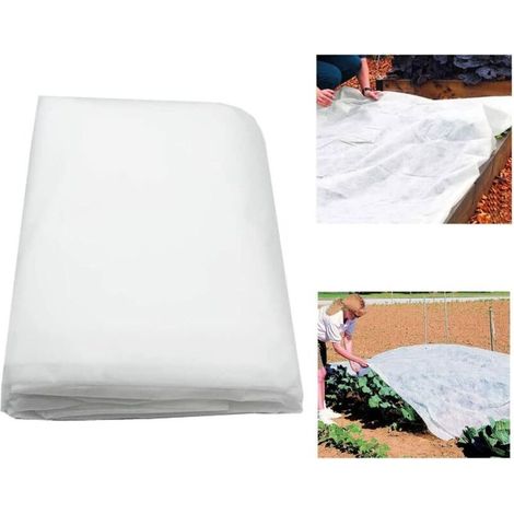 Vliesstoff, Frostbeständige Pflanzenabdeckung – Winter-pflanzenschutzgewebe – Kälteschutzabdeckung – 2 M X 5 M – Weiß
