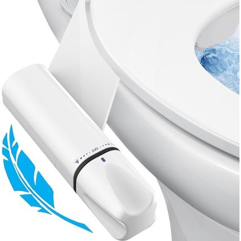 Wc-bidet – Mit 2 Sprühdüsen – Einfache Installation – Selbstreinigender Strahl – Einstellbarer Wasserdruck – Unkomplizierte Installation – Wc-bidet-zubehör – Installationsvideo