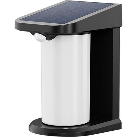 Wasserdichte Solarleuchte Für Den Außenbereich Mit Bewegungsmelder – Ideal Für Gärten, Terrassen Usw. – 1 Stück, Weißes Licht