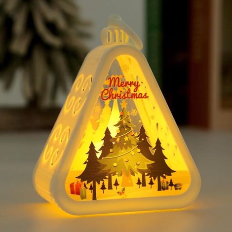 Weihnachtsnachtlicht – Für Nachttische, Schreibtische Und Weihnachtsdekoration – 1 Stück, Weiß