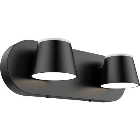 Weiße Led-wandleuchte Mit 3 Leuchten Für Badezimmer, Verstellbar Und Dimmbar, 10 W, Neutrales Licht, 1 Stück