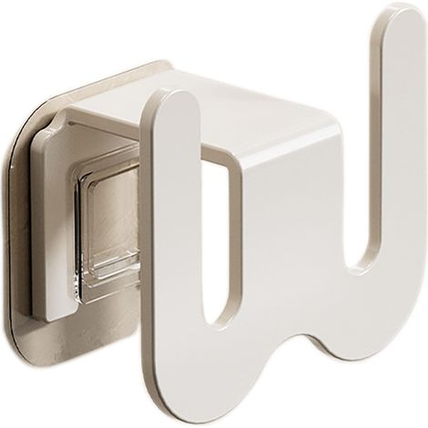Weißer Aluminium-pantoffelhalter, 2 Stück, Ca. 7,6 Cm X 5 Cm, Ohne Löcher, Zum Aufhängen Von Hausschuhen Und Für Ordnung Im Zimmer, Für Schlafzimmer Und Badezimmer.
