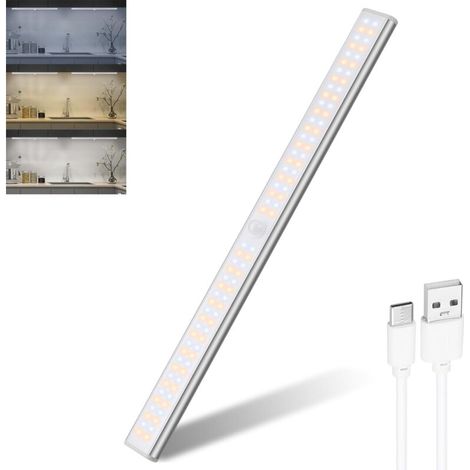 Wiederaufladbare Led-küchenleuchte Per Usb, 35 Cm Led-schrankleuchte, Kabellose Innenleuchte Mit Bewegungsmelder